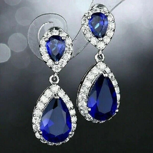 Pear cut blue - 3.78, sapphire