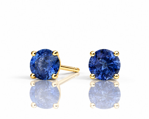 9ct yellow gold silver blue - 9ct, on