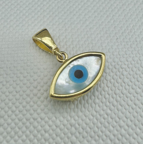 Solid 9ct yellow gold blue - solid,