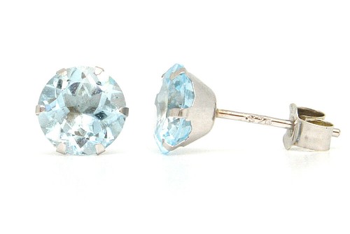 9ct white gold - 9ct, topaz