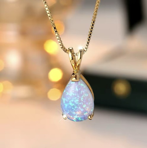 9ct yellow gold blue fire - gf,