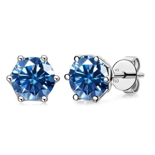 Moissanite stud - 0.5,