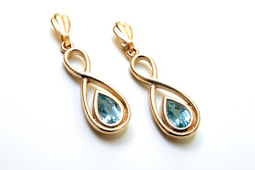9ct gold blue - 9ct,