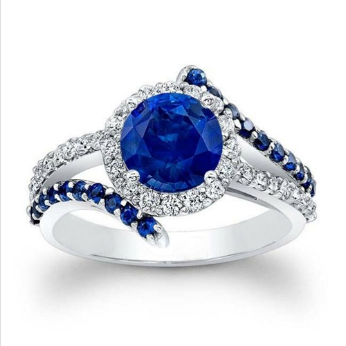 Blue sapphire diamond - 3.00,