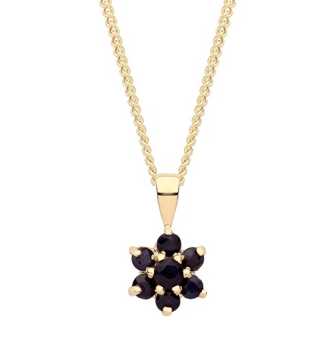 9ct gold blue sapphire - 9ct,
