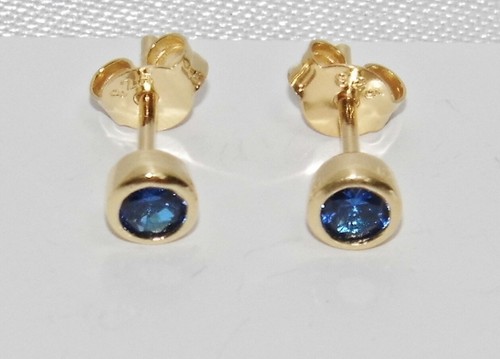 9ct yellow gold silver - gold, blue