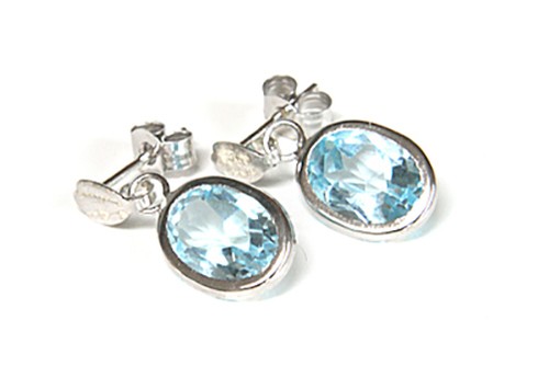 9ct white gold blue - 9ct,