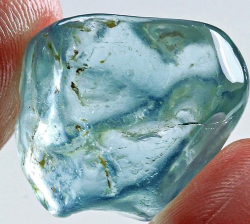 Blue topaz facet - blue,