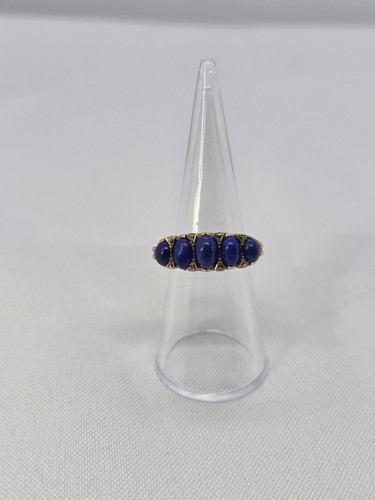 9ct stone lapis lazuli ring - lazuli,
